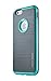iPhone 6 Case, iPhone 6s Case PowerMoxieÂ [SLIM DURABLE DESIGN] with Tempered Glass Screen Protector heavy duty Cover for iPhone 6/6s - Teal Black