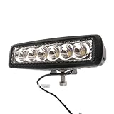 TMH 18w Bar Shape 30 Degree LED Work Light Spot Beam Lamp Driving Light, Jeep, Off-road, 4wd, 4x4, Utv, Sand Rail, Atv, Suv, Motorbike, Motorcycle, Bike, Dirt Bike, Bus, Trailer, Truck, Train, Mining Truck, Excavator, Bulldozer, Crane, Road Roller, Fork Lift, Fire Engine, Police & Rescue Vehicle, Military Vehicle, Camping, Courtyard Lamp, Fishing, Boat, Yacht, Road Lamp, Street Light, Fog Lamp, Day Light