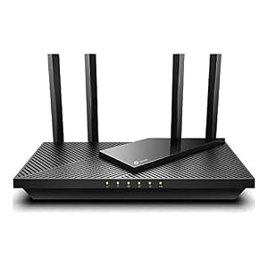 TP-Link WiFi 6 Router AX1800 Smart WiFi Router (Archer AX21) – Dual Band Gigabit Router, Works with Alexa – A Certified…