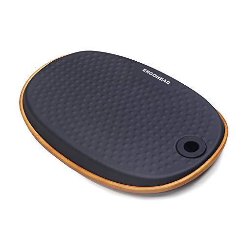 Ergohead Office Standing Desk Anti Fatigue Mat Balance Board Wooden