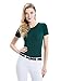 Set of 2 Women's Adjustable Skinny Genuine Leather Casual Belts for Women By HBY