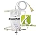 Urine Leg Bag Collector Catheter Male Portable Men's Urinal 750ml KIT Free LIPOFOAM Strips by USA Shapewear, Inc. Shipped from The USA Male Urinal with Leg Straps