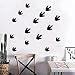 Pop Resin Dinosaur Footprints Stickers 45 Pcs Dinosaur Tracks Decals Removable Peel and Stick Wall Stickers Baby Nursery Removable Wall Decor Decals 