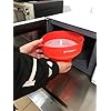 Collapsible-Silicone-Microwave-Hot-Air-Popcorn-Popper-Bowl-with-Lid-and-Handles-Red Collapsible Silicone Microwave Hot Air Popcorn Popper Bowl With Lid and Handles (Red)