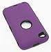Deluxe Purple 3 part Hard Skin Case Cover