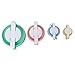 CJESLNA 4 Size Pompom Maker Fluff Ball Bobble Weaver Needle Craft Knitting Wool Tool Kit DIY