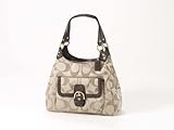 Coach Campbell Signature Hobo - Khaki/Mahogany
