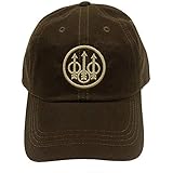 Beretta Mens Waxed Cotton Hat; Brown; One Size