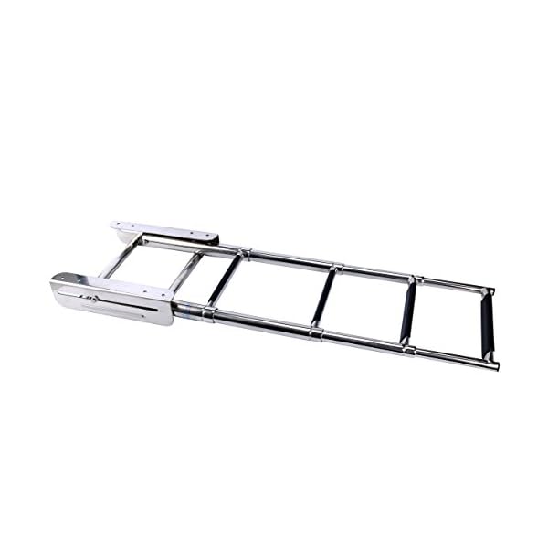 Amarine-made-4-step-Stainless-Steel-Under-Platform-Slide-Mount-Boat-Boarding-Telescoping-Ladder-FBA