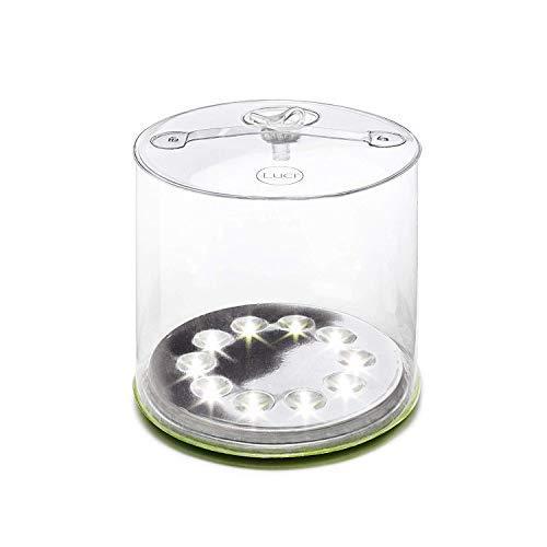 MPOWERD Luci Outdoor 2.0 - Inflatable Solar Light, Clear Finish, Adjustable Strap, 2-Pack