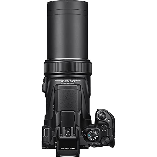 Nikon COOLPIX P1000 Camera with Advanced Bundle, 26522 (Microphone, LED