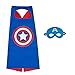 Asgift Cape and Mask Set of 4 Different Comics Cartoon Dressing Up Costumes for Kids