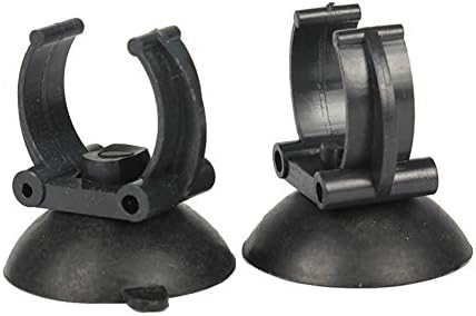 EMHU 5pcs Aquarium Fish Tank Heater Suction Cup Clips Clamps Holder Pipe Tube Wire Holder