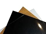 WORBLA 3 PACK COMBO - CLASSIC,TRANSPART, BLACK - 10 x 9.25 Inch Per Sheet - COSPLAY BEST SELLER - Worblas Finest Art Thermoplastic + Worbla TranspArt + Worbla Black