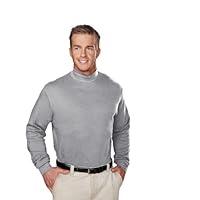 Tri-Mountain 100% Cotton Golf Cut Spandex Stretch Shirt - 620 Graduate, Heather Gray, Large