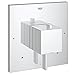 Grohe 19925000 Grohflex Cosmo Square Dual Function Pressure Balance Trim With Control Module, Starlight Chrome