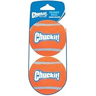 Chuckit! Tennis Ball, Orange, Large, Shrink Sleeve 2-Pack