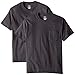 Hanes Mens 2 Pack Short Sleeve Pocket Beefy-t, Smoke Gray, Medium