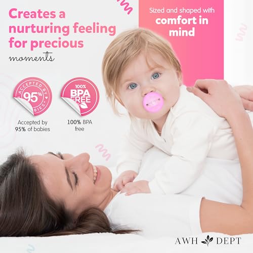 Natural BreastLike Baby Pacifier Wide BreastShaped Newborn
