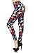 Premium Quality Ultra Soft Printed Leggings - Regular and Plus Size - 50 Different Designs (Plus (12 - 24), Vibrant Houndstooth)