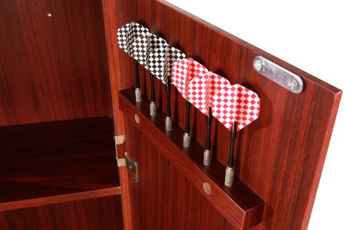 Carmelli NG1040 Outlaw Free Standing Dart Cabinet Set with Electronic Scoring