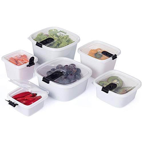 24 Piece Plastic Food Storage Containers w/attached Lids. Multi sizes