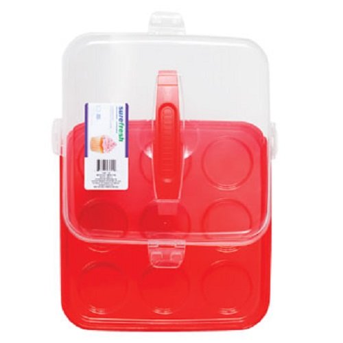 Sure Fresh Plastic Cupcake Carriers with Handles Buy Online in UAE