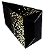 Small Black and Gold Gift Bags - 30 Fancy Small Black Gift Bags Embossed With Elegant Gold Foil Dots - Black Goodie Bags - Small Gift Bags - Favor Bags - Treat Bags - Small Present Bag - Bulk Gift Bags - Custom Gift Bags, Include 30 Adhesive For Easy Closure - 6.25 H X 2.6 W X 3.7 L - Black (Pack of 30)
