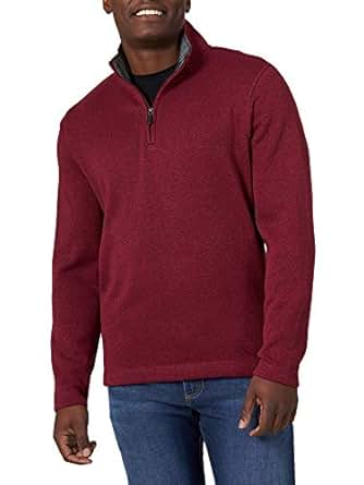 men's sweater fleece quarter zip