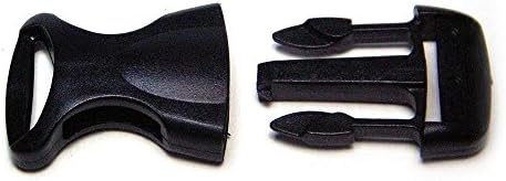 side release buckle 1 inch plastic webbing heavy duty adjustable backpacker belt  contoured extended locking repair