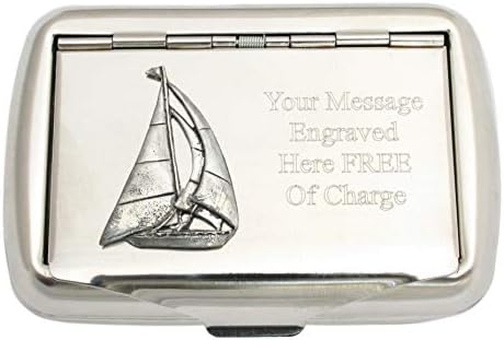 Yacht Tobacco Tin with Free Engraving Gift 405