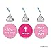 Andaz Press Chocolate Drop Labels Trio, Party Favors, Girl Christening, Baptism or Communion, 216-Pack - Bible, Biblical, Faith, Hope, Love, Bless, Blessings