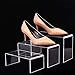 12 Pack Clear Acrylic Display Risers Showcase for Shoe Risers Retail Stand 4 Pack Shoe Riser