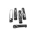 NINTE for Dodge RAM 1500 Classic 2500 3500/09-22 Dodge RAM 4500 5500/05-11 Jeep Commander / 05-10 Jeep Grand Cherokee ABS Black Exterior Handle Covers W/O Passenger Keyhole (Not The Replacement)