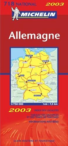 Download Carte routière : Allemagne, N° 11718 PDF