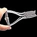 Awakingdemi Metal Hand Slot Puncher ID Card Badge Lanyard Slot Punch Plier Badge Hole Tag Tool Silver