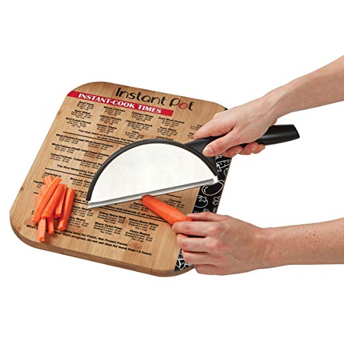 Instant Pot Official Chop and Slide Knife with Sweeping Blade Cover, 7.