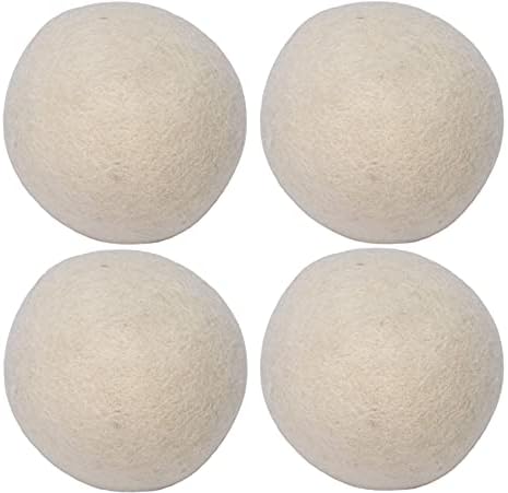 Ikosora Wool Dryer Balls Chemical-Free Fabric Softener Laundry Balls Reusable Natural Fabrics Reduces Wrinkles And Drying Time High Density Wool Ball Pack Of 6 - View #3