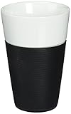 Bodum Bistro 2 Piece Mug with Silicone Sleeve, 0.6 L, Black