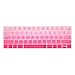 ProElife Ultra Thin Keyboard Cover Skin for MacBook Pro 13-inch 15-inch with Touch Bar (Model A2159, A1989, A1990, A1706, A1707) (2019 2018 2017 2016) (Ombre Pink)