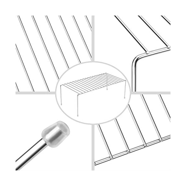 ROFAY-Kitchen-Cupboard-Shelf-Wire-Rack-2-Pack-Cabinet-Shelf-Storage-Organiser-for-Kitchen-Cupboard-Pantry-Counter-Tops-Fridge-Food-and-Utensils-Chrome ROFAY Kitchen Cupboard Shelf Wire Rack - 2 Pack Cabinet Shelf Storage Organiser for Kitchen Cupboard, Pantry, Counter…