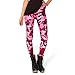 Rantanto Free Size 3D Printed Camouflage Stretch Womens Leggings (Large-X-Large, W0017 Pink Camouflage)