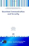 Quantum Communication and Security, Zukowski, Marek and Kilin, S. IA, 1586037498