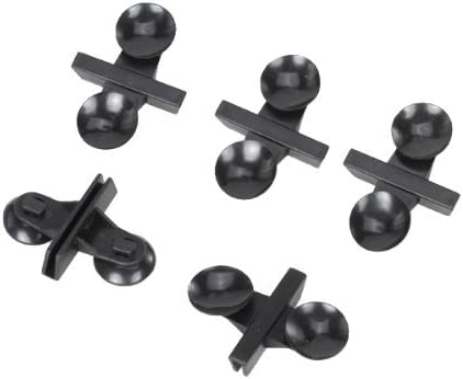 TOUYOUIOPNG Fashionable Design 5Pcs Fish Tank Glass Clips Aquarium Fish Tank Divider Sheet Holder Suction Cup (Black)