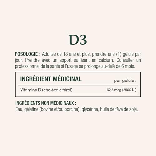 NATURE'S BOUNTY Vitamin D3, 2500 IU, Helps To Prevent Vitamin D Deficiency, 300 Softgels, 68.1 g