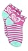 Peppa Pig Girls Toddler 6 pack Quarter Style Socks Set (Shoe: 7-10 (Sock: 4-6), Pink/Multi Quarter)