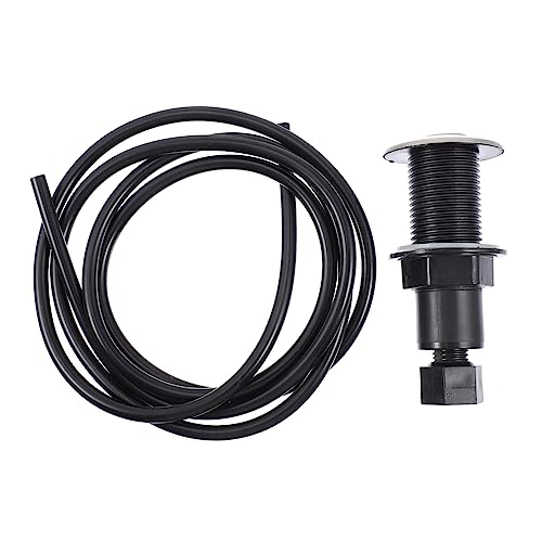 NUOBESTY 3pcs Air Activated Pneumatic Push for Food Waste Disposer Stainless Steel Air Button Garbage Compressor Accessory