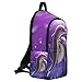InterestPrint Underwater Two Love Dolphin Purple Casual Backpack College School Bag Travel Daypack