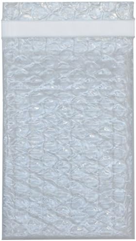 Premier Bubble Double Walled Self-Sealing Clear Cushioning Pouch Bags - Protective Bags for Shipping, Storage, and Moving - 4" x 6" - 100 count