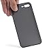 totallee iPhone 8 Plus Case, Thinnest Cover Premium Ultra Thin Light Slim Minimal Anti-Scratch Protective - for Apple iPhone 8 Plus The Scarf (Matte Black)